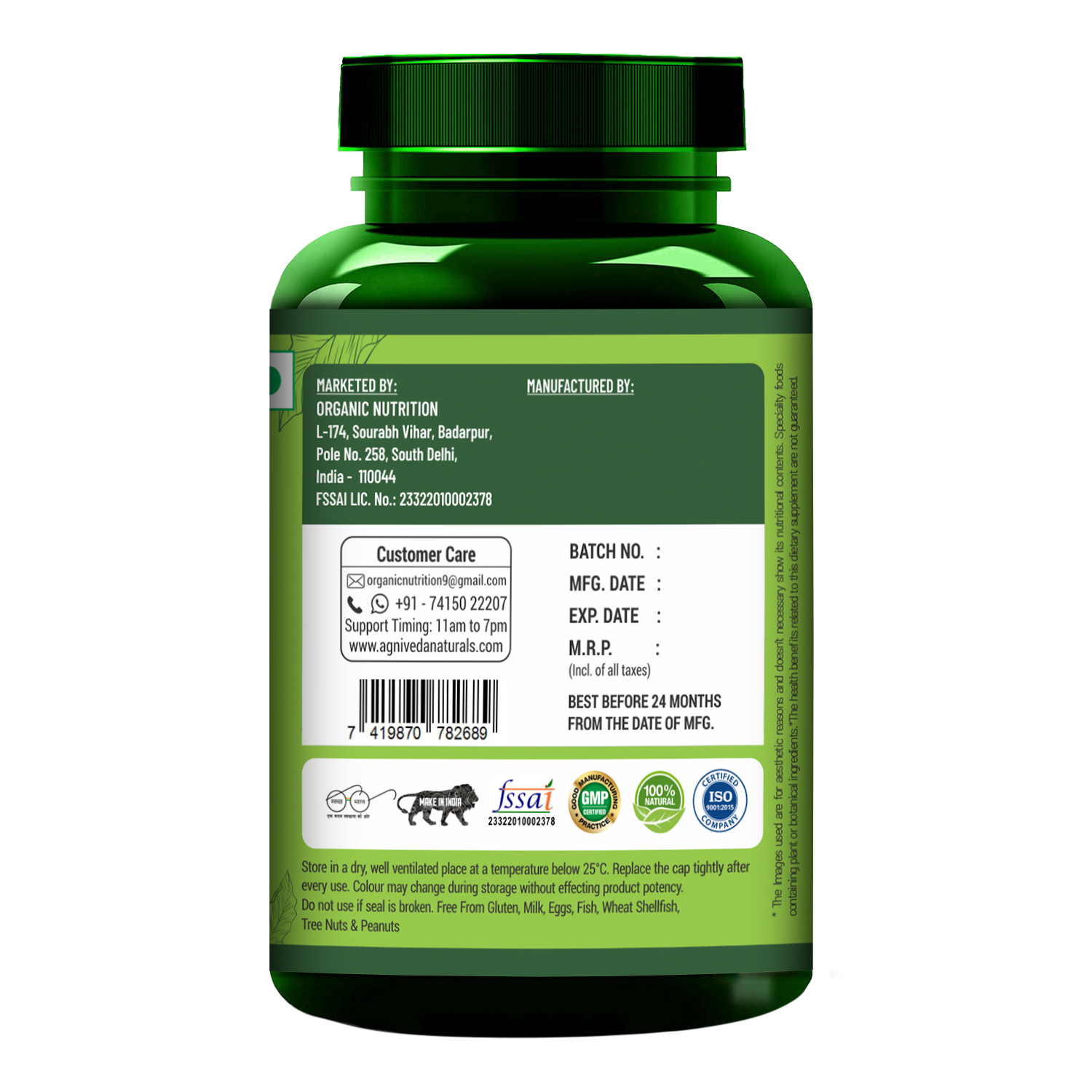 Agniveda Naturals Stamina Booster for Endurance and Strength - 60 Capsules - Image 6